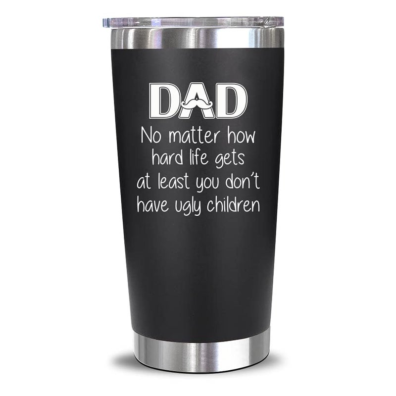 NewEleven 20 Oz Tumbler - Gifts for Dad from Kids - Dad Birthday Gift - Gifts for Father from Daughter/Son - Father Mug - Christmas/Birthday/Anniversary/Fathers Day - Image 1